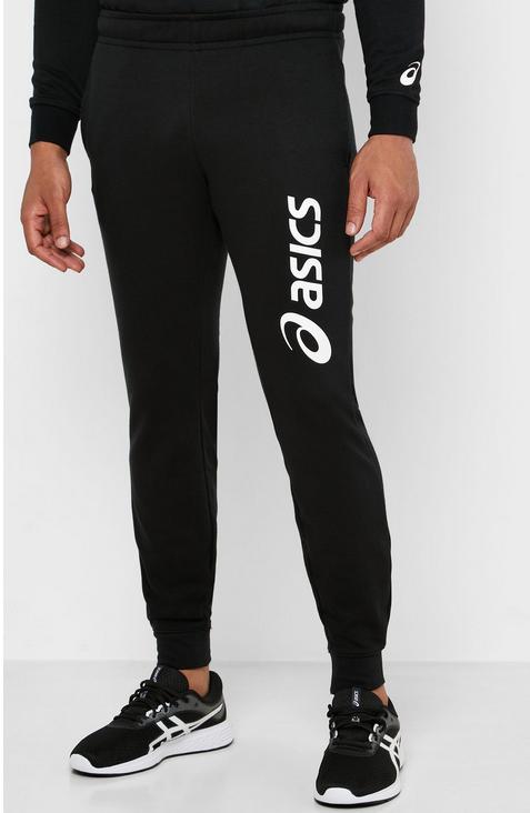 Asics Big Logo Sweat melegítő nadrág fekete/fehér