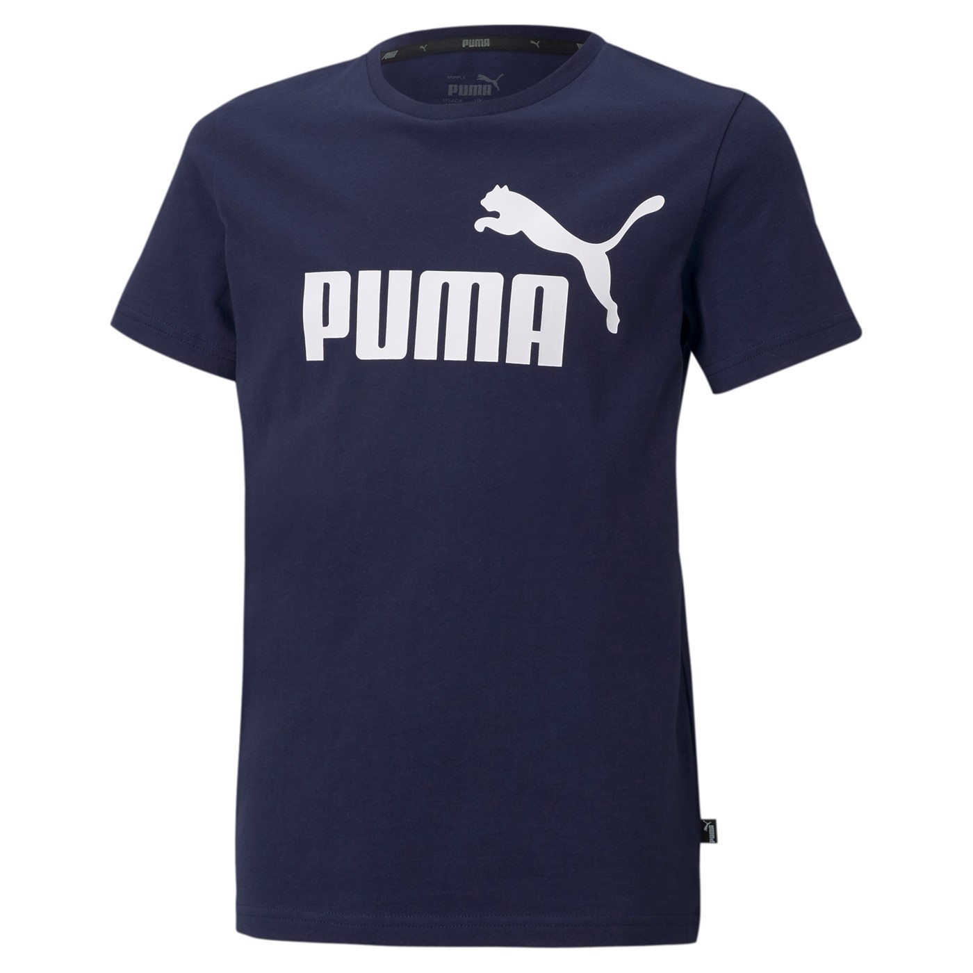 Puma Essentials gyerek pamutpóló,kék